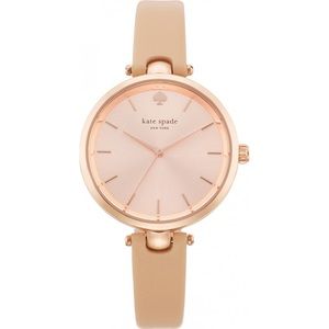 🔥Kate Spade Ladies Vachetta Leather Strap Watch